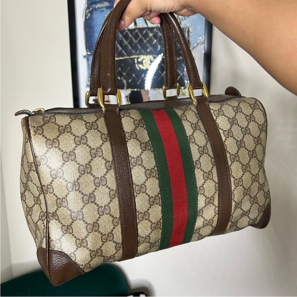 Authentic GUCCI Boston Sherry Line bag - Picture 2 of 13
